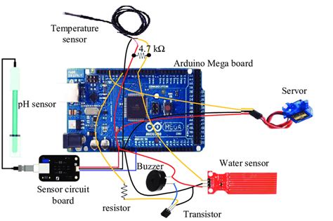 ph sensor temperature sensor water sensor circuit