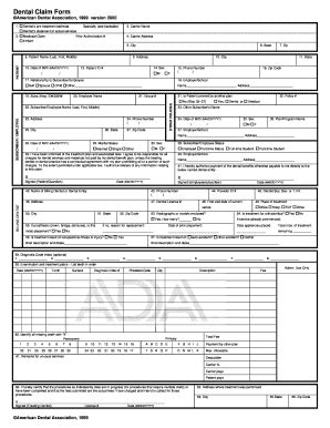 fillable  dentists pre treatment estimate dentists statement