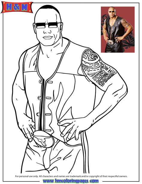 coloring pages  wwe wrestlers coloring home