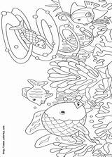 Arcobaleno Regenbogenfisch Pez Pesce Arcoiris Naturaleza Colorat Arco Colorir Pesci Kleurplaten Desene Ciel Arc Malvorlagen Peixe Natuur Imagini Kleurplaat Makkelijk sketch template