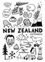 Newzealand Doodles Maori sketch template