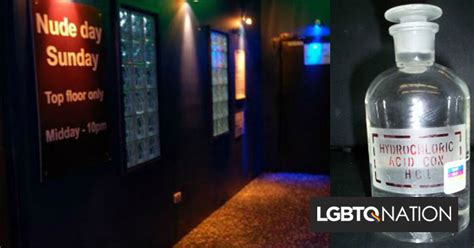 Police Man Put Hydrochloric Acid In Gay Sex Club S Lube Dispenser