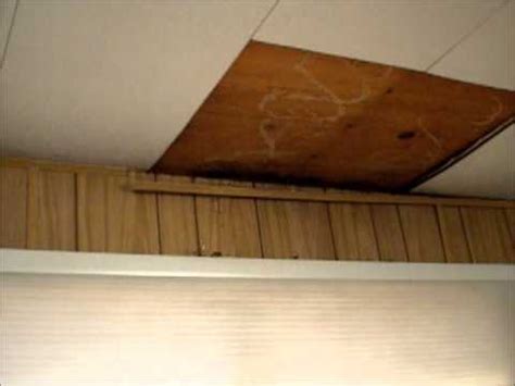 ceiling repair   mobile home youtube