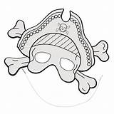 Orientaltrading Pirate Own Masks Color sketch template