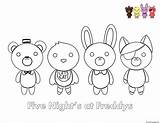 Coloring Fnaf Pages Nights Five Cute Bonnie Freddy Characters Sheet Printable Bunny Naf Print Luxury Draw Sheets Foxy Plushies Inspired sketch template