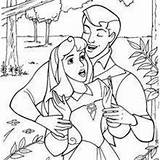 Prince Coloring Pages Aurora Phillip Disney Sleeping Beauty Hellokids Belle sketch template