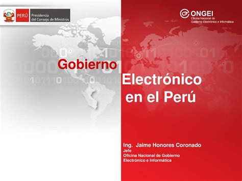 gobierno electronico en el peru  pepe huaman issuu