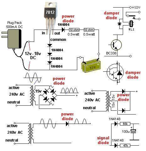 diodes electronic engineering diy electronics electronic schematics