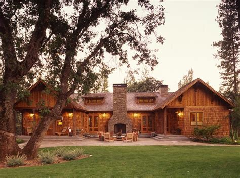 ideas  stunning  shaped house design rustic exterior ranch exterior outdoor fireplace