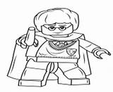 Coloring Pages Potter Harry Lego Wand Print Color Info sketch template