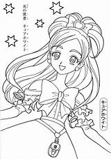 Precure Futari Wa Colorir Toei Zerochan Minitokyo Starklx sketch template