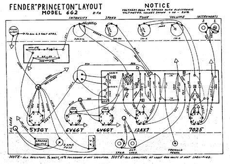 fender princeton  layout service manual  schematics eeprom repair info