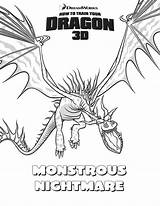 Dragon Monstrous sketch template