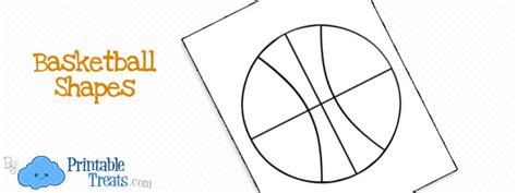 printable basketball shape printable treatscom
