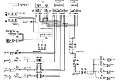 radio hook     speacker wire color codes  power car wiring diagram