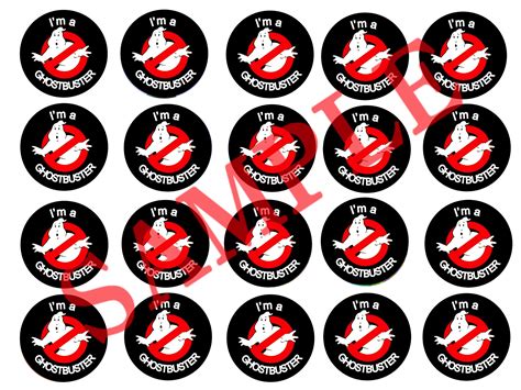 ghostbusters stickers pcs etsy