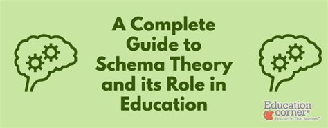 complete guide  schema theory   role  education