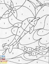 Color Coloring Pages Number Printable Numbers Kids sketch template