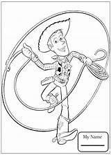 Coloring Woody Pages Toy Getdrawings Story sketch template