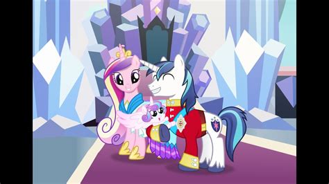 Princess Cadence Shining Armor And Princess Flurry Heart