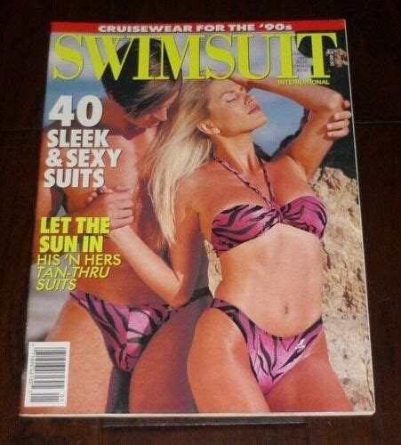 Swimsuit International Rare Magazine January 1990 Swimwear Usa Ebay
