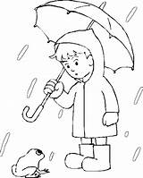 Rainy Pogoda Kolorowanki Umbrella Humildad Dzieci Animations Umbrellas Wydruku sketch template