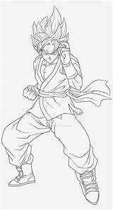 Goku Ssgss Dbz Saiyan Vegito God Albanysinsanity Colorear24 sketch template