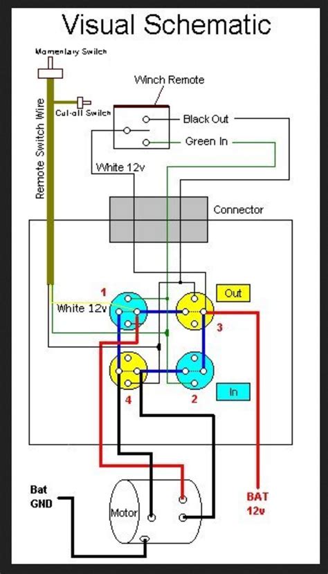 winch solenoid wiring diagram diysens