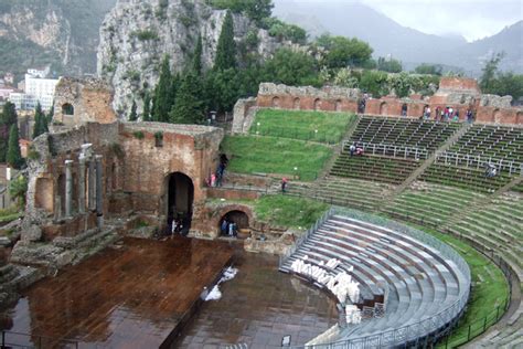 Taorminas Greek Theater Teatro Greco Margie In Italy