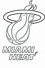 Coloring Pages Heat Logo Basketball Nba Chicago Name Miami Bulls Printable Logos Bears Drawing Wwe Color First Football College Personalized sketch template