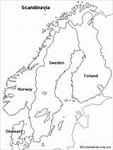 Scandinavia Coloring Map Europe Sweden Outline Norway Scandinavian Denmark Maps Enchantedlearning Gif Blank Printable Norjan Vuori Pages Enchanted Learning Stars sketch template