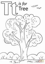 Letter Coloring Tree Pages Preschool Printable Crafts Alphabet Colouring Worksheets Color Sheets Kids Words Drawing Letters Preschoolers Supercoloring Animals Pre sketch template
