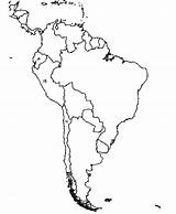 America South Map Blank Worksheet Activity Worksheeto Printable Via Countries Coloring sketch template