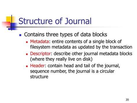 journaling  soft updates asynchronous meta data protection