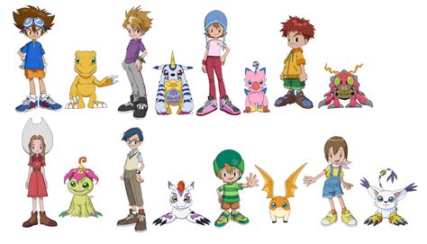 digimon adventure character artwork  profiles rdigimon