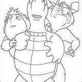 Rj Stella Coloring Pages Ozzie Hellokids Opossum Family Hedge Over sketch template