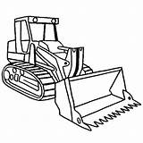 Construction Coloring Pages Equipment Printable Loader Vehicles Crane Truck Dozer Drawing Tracked Job Getcolorings Print Vehicle Getdrawings Colorin Color Button sketch template