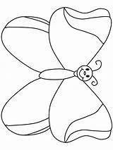 Butterfly Butterflies Mariposa Colorear sketch template