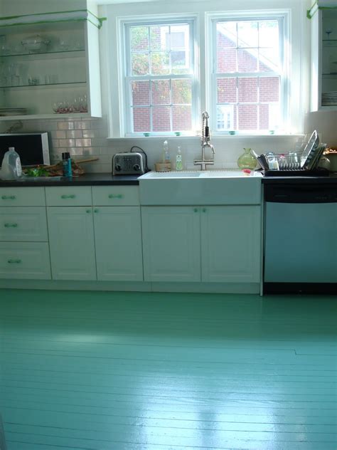 diy painted kitchen floor   showit blog