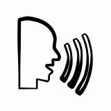 Voice Speaking Clipart Talking Person Clip Mouth People Cliparts Talk Speaker Library Don Icon Tongue Designs When Back Someone Clipground sketch template