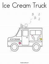Ice Truck Cream Coloring Party Built California Usa Twistynoodle sketch template