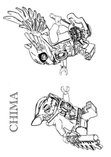 coloring pages lego chima printable  kids adults