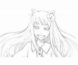 Spice Happy Koushinryou Ookami Coloring Pages Printable sketch template