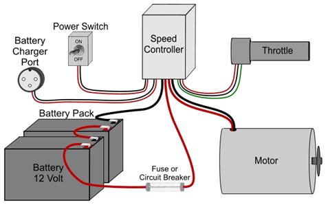 basic electric scooter bike wiring schematic electricscooterpartscom support