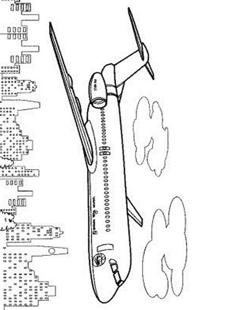 kids page aeroplane coloring pages