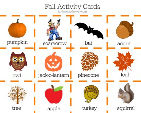 fall educational activities  preschoolers