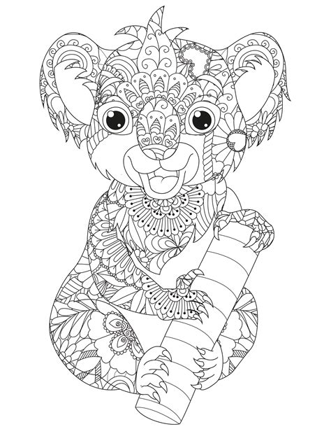 coloring pages koala  coloring pages printable