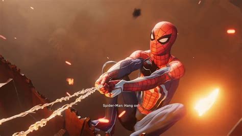 Spider Man Ps4 2018 Cut Scene Spider Man Saves Aunt May