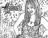 Hannah Montana sketch template