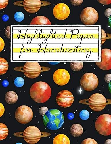 descargar  highlighted paper  handwriting space themed yellow